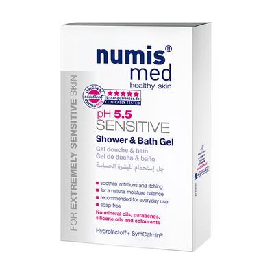 Numis Med pH 5.5 Sensitive Shower & Bath Gel 200 ml - Shower Gels & Body Wash