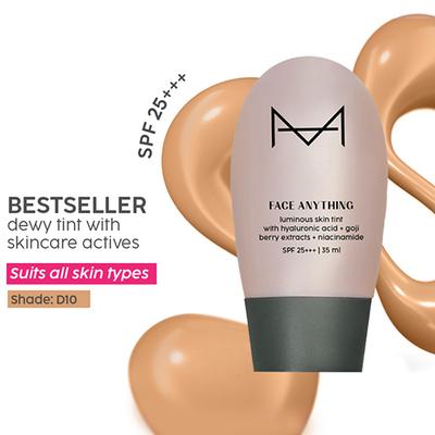 House Of Makeup Face Anything Luminous Skin Tint For Glass Skin - Deep Skin Tone (D-10) 35 ml - Bb & Cc Creams