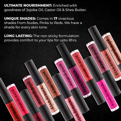 Star Struck by Sunny Leone Liquid Lip Color Wild Cherry 5.5 ml - Liquid Lipsticks