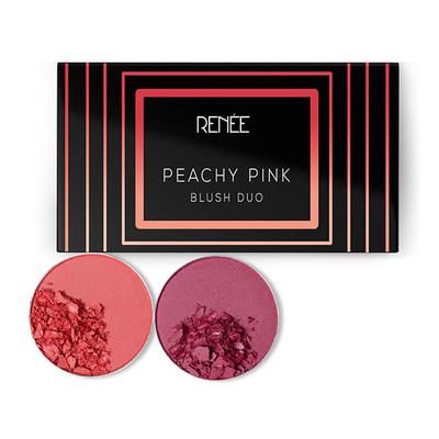 RENEE Peachy Pink Blush Duo 8 gm - Blushes