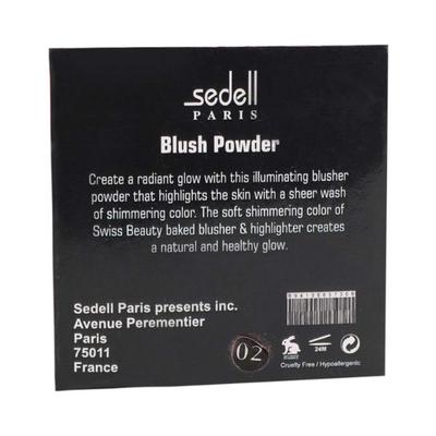 Sedell Professional Single Blush Powder 04 Shade 8 gm - Blushes