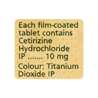 Okacet Tablet 10'S - Allergies-Ant