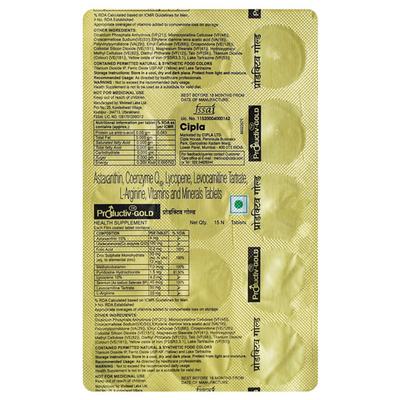 PRODUCTIV GOLD Tablet 15's - Supplements-Sup