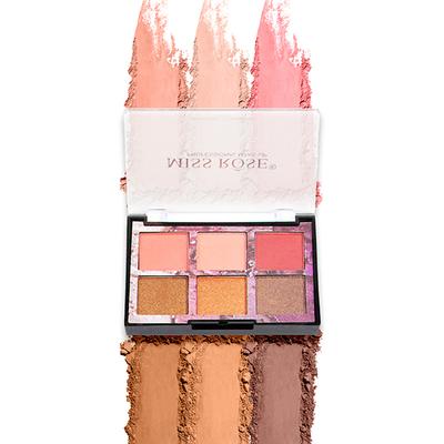 Miss Rose 6 Color Nude Matte Eyeshadow Palette 7001 - 003Z03 20 gm - Face Palettes