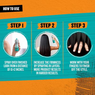 TIGI Bed Head Hard Head Hair for Spray Extreme Hold and Shine Finish 385 ml - Hair Sprays & Mists