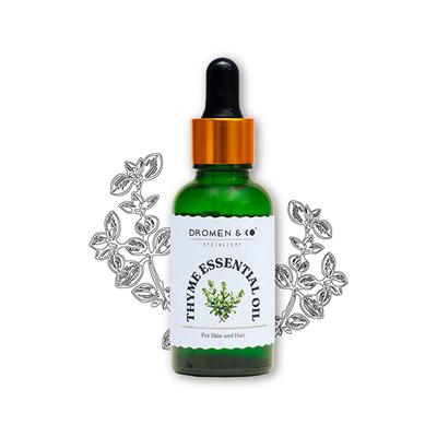 Dromen and Co Thyme Essential Oil for Skin and Hair 100% Pure and Natural 30 ml - Hair Oils
