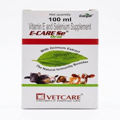 E Care Se Oral Supplement 100 ml - Pet Healthcare