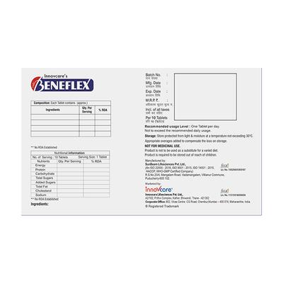 BENEFLEX Tablet 10's - Supplements-Sup