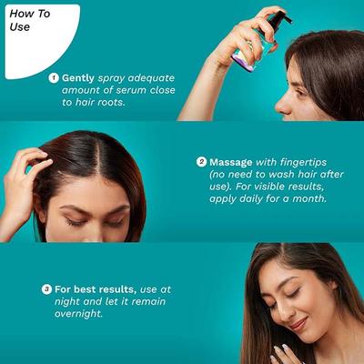 Pilgrim RootActive Anti-Hairfall Serum With Spanish Rosemary Strengthens Hair Roots & Increases Hair Density 30 ml - Hair Serums