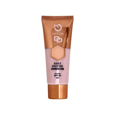 Matt Look Dd Foundation Moisturizing Lasting Even Skin Tone Buildable Coverage Lightweight Waterproof Formula Minimizes Pores, Blemishes & Dark Circles - 04 40 ml - Foundation
