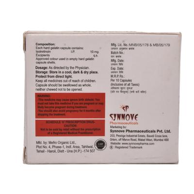 SYNORET 10 Capsule 10's - Acne-Acn