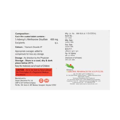ASMY MAX 400 Tablet 10's - Liver Disease
