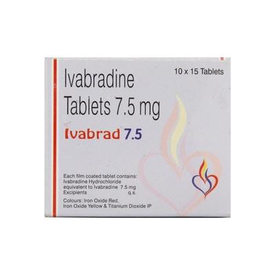 Ivabrad 7.5mg Tablet 15'S - Angina