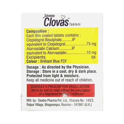 CLOVAS Tablet 15's - Blood Clot-Ant