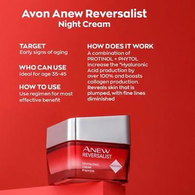 Avon Anew Reversalist Revitalizing Cream Protinol 50 gm - Night Cream
