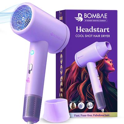 Bombae Headstart Ionic Hair Dryer 1600W 3 Heat Modes (Cool, Warm, Hot) 5X Faster Drying 400 g - Hair Dryers