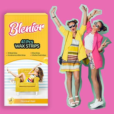 Blenior Wax Strips Complete Set Normal Hair 41 Pcs 1's - Shaving & Hair Removal