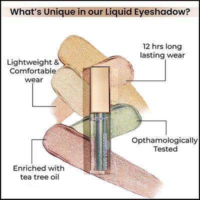 Insight Cosmetics Liquid Eyeshadow - Golden Cluster 3 gm - Eyeshadow, Bases & Primers