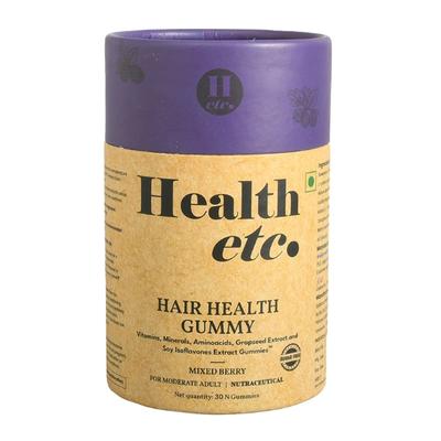 Health etc. Hair Health Gummy - Mixed Berry 30's - Hair & Skin