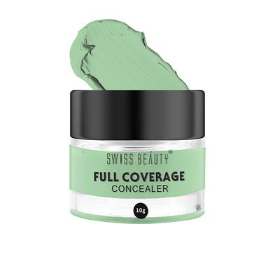 Swiss Beauty Full Coverage Creamy Concealer - (Green Corrector) 10 gm - Concealer