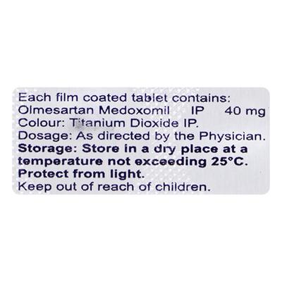OLMILACE 40 Tablet 10's - Hypertension-Ang