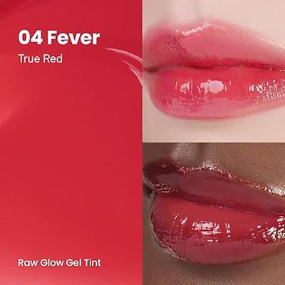 Hince Raw Glow Gel Tint R004 Fever 4 ml - Lip Stains & Tints