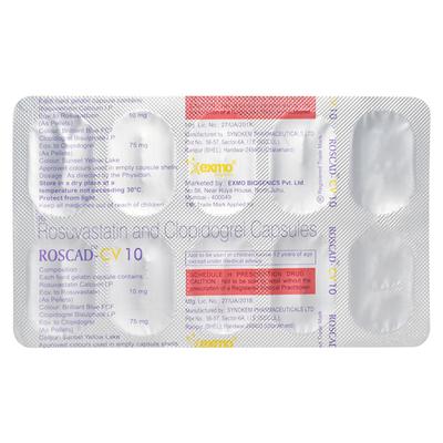 ROSCAD CV 10 Capsule 10's - Blood Clot-Ant