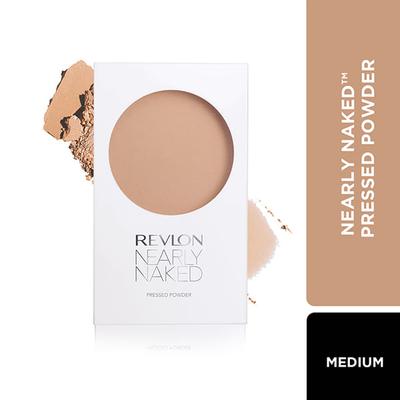 New Revlon Nearly Naked Pressed Powder - Medium 8 Gm - Compact Powder