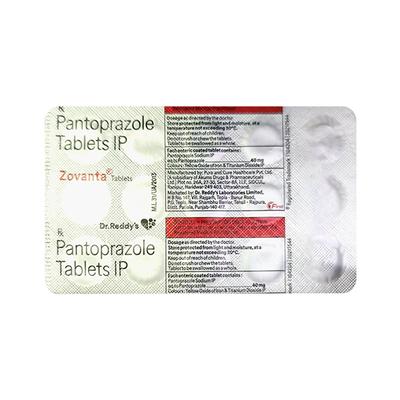 ZOVANTA 40 Tablet 15's - Ulcer/Reflux/Flatulence-Aaa