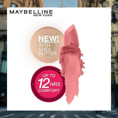 Maybelline New York Color Sensational Powder Matte Lipstick, Make Me Blush 1's - Lipsticks
