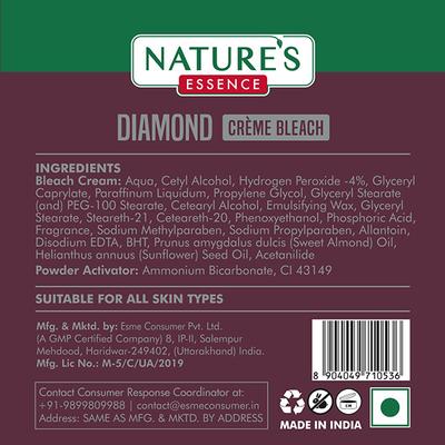 Nature's Essence Diamond Creme Bleach 43 gm - Face Bleach
