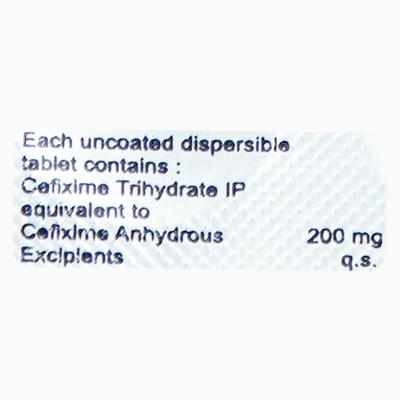 CEFITRUE 200 Dispersible tablet 10's - Bacterial Infections-Cep
