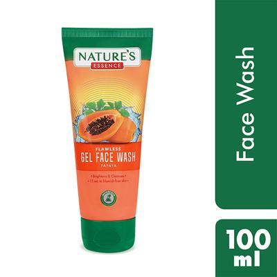 Nature's Essence Flawless Gel Face Wash - Papaya 100 ml - Face Wash & Cleansers