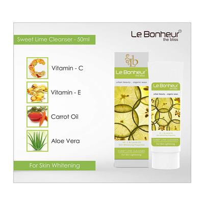 Le Bonheur Cleanser - Sweet Lime 50 ml - Face Wash & Cleansers