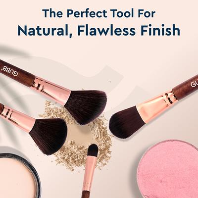 Gubb Ready To Shine Makeup Brushes Set Of 4 (Blush, Powder, Foundation & Eyeshadow) 1's - Face Brush