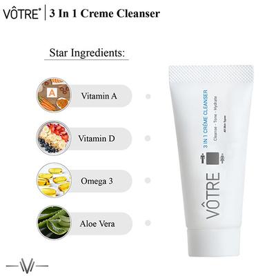 Votre 3 IN 1 Creme Cleanser 30 gm - Face Creams