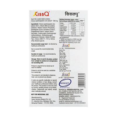 CISS Q (VEG) Tablet 10's - Supplements-Sup