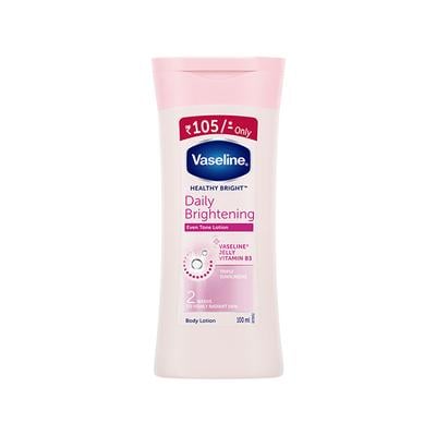 Vaseline Healthy Bright Daily Brightening Body Lotion, For Healthy & Glowing Skin 100 ml - Lotions & Creams