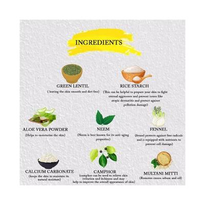 Roots & Herbs Neem and Fennel Depilatory Mask 200 gm - Hair Masks & Packs