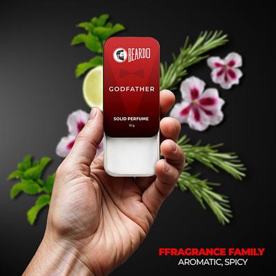 Beardo Godfather Solid Perfume 10 gm - Men Perfumes (Edt/Edp)