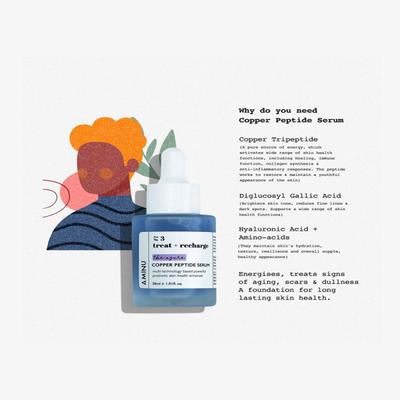 AMINU The azure - Copper Peptide Serum 30 ml - Face Serum