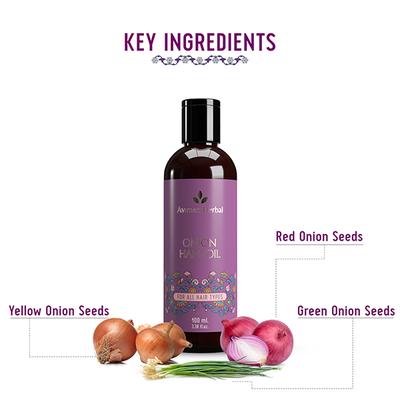 Avimee Herbal Onion Hair Oil 100 ml - Hair Oils