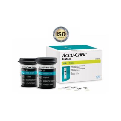 Accu-Chek Instant Blood Glucose Test Strips 100's - Blood Glucose Monitors/Test Strips