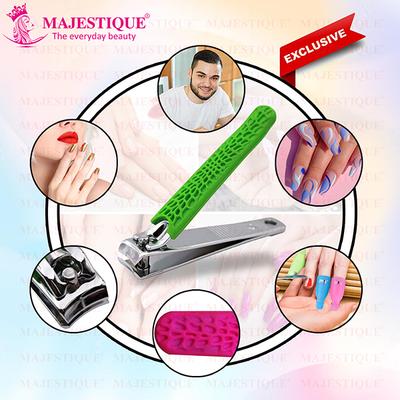 Majestique Nail Clipper Anti Skid Sharp Fingernail Clipper 1's - Manicure & Pedicure Kits