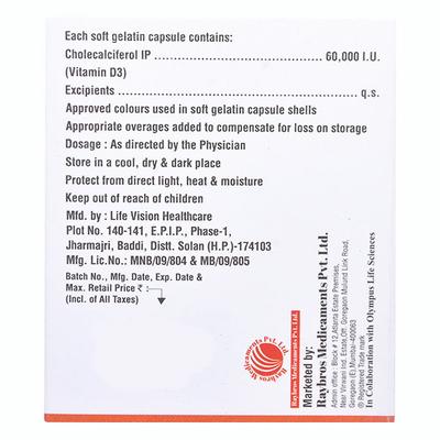 JETCAL D3 Capsule 4's - Supplements-Vam