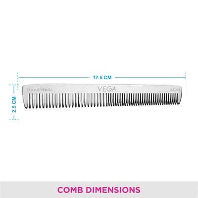 Vega Aluminium Comb (Ac - 04) - Hair Combs