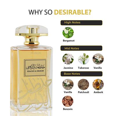 NUSUK Khaltat Al Dhahabi EDP Perfume for Women 100 ml - Women Perfumes (Edt/Edp)