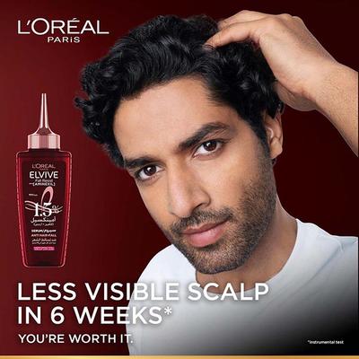 L'Oreal Paris Fall Resist Anti Hair Fall Serum with 1.5% Aminexil, for Lesser Visible Scalp 102 ml - Hair Serums