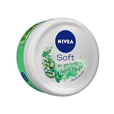 Nivea Soft Light Moisturiser - Chilled Mint 100 ml - Lotions & Creams