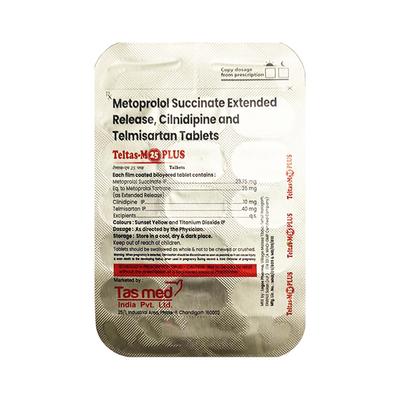 TELTAS M 25 PLUS Tablet 15's - Hypertension-Ana